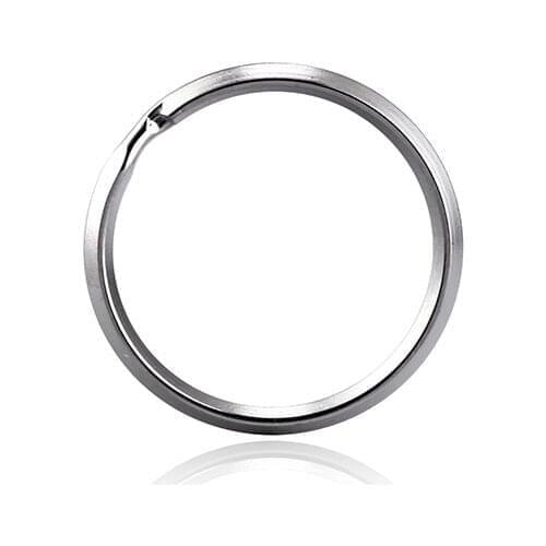 PARETO 32mm nickel plated steel split key rings 2500pcs triangle style