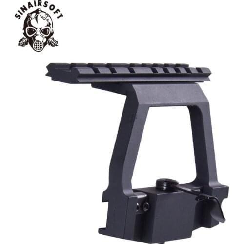 SINAIRSOFT AK 74U Tactical Series Side Mount Quick QD Style 20mm Detach weaverer rail Double Side AK Scope Sight Mounts Rifle