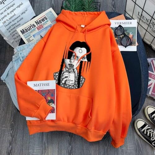 Poisonous Cool Character Photo Women Hoodies 2021 Spring Casual Hoody Hip Hop Fleece Hooded Harajuku Vintage Female Streetwear