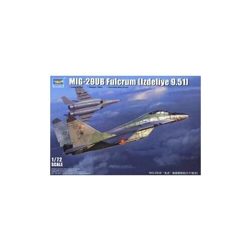 Trumpeter 1/72 scale model 01677 MiG-29 (9.51) Fulcrum UB Trainer