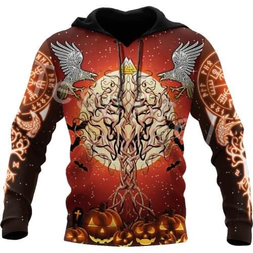Tessffel Crazy Amazing Halloween 3D Printed Hoodies Sweatshirts Zip Hooded For Men And Women Casual Streetwear Style-H04