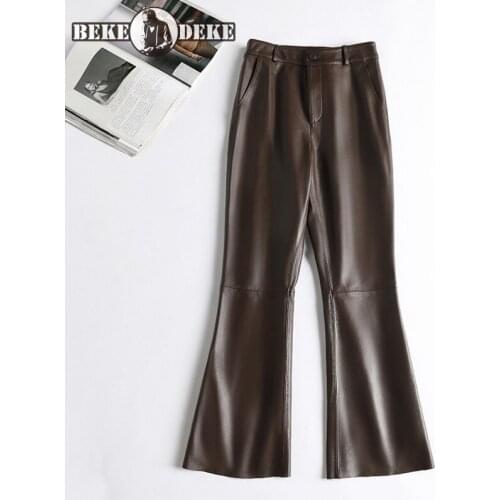 Женские брюки с высокой талией BEKEDEKE China At AliExpress