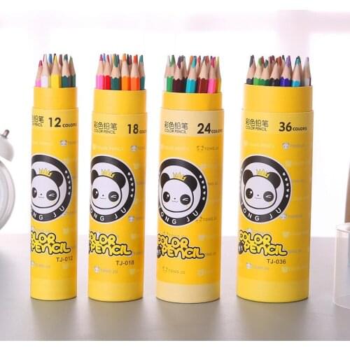 Color Pencil Coloring Pen Color Lead Graffiti Coloring Pen Optional with Transparent Pencil Sharpener Cover