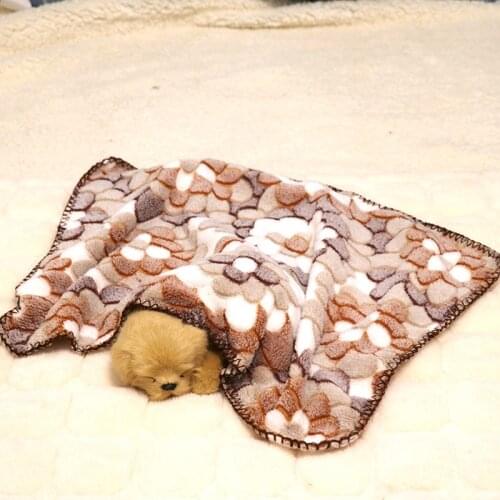 Cheap Stocked Fluffy Dog Blanket- Soft Warm Fleece Blanket Pet- Durable Washable Puppy Cat Blanket Throw