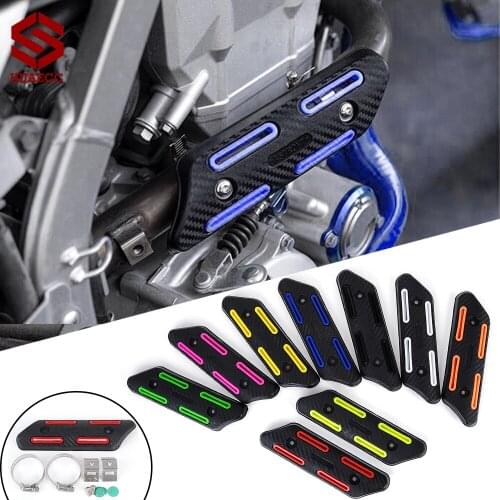 Motorcycle Exhaust Muffler Pipe Heat Shield Cover Guard Protector for Kawasaki KX250F KX450F for Honda CRF250 CRF450 CRFX250