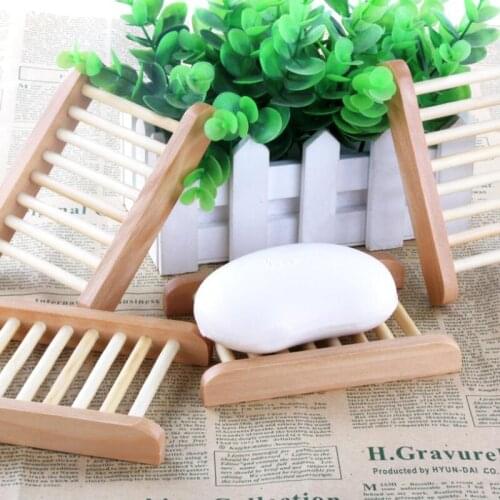 Hot-selling Wood soap rack fashion Log color soap box Wooden coverless handmade soap rack LX8969