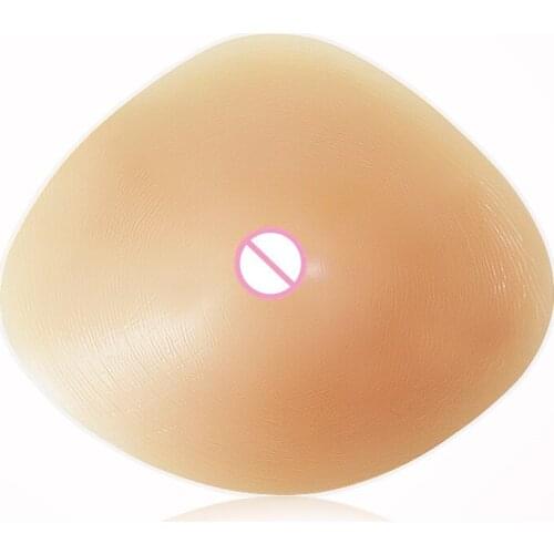 Triangle Shape Artificial Silicone Breast Forms Prosthesis Fake Boobs for Mammary Cancer Mastectomy Woman Making Body Balance