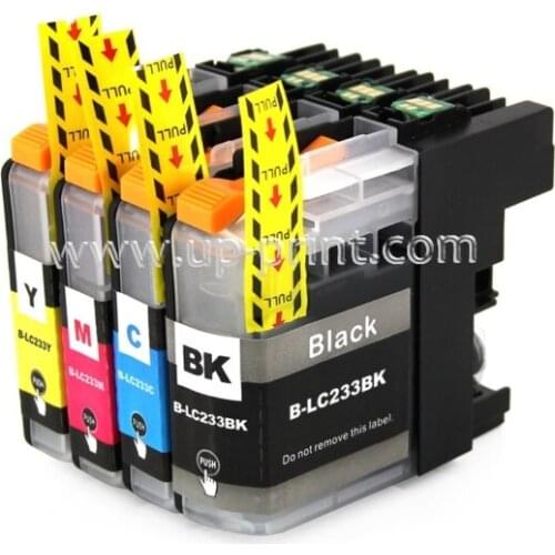 4pk LC231 LC233 LC235 lc237 ink cartridges compatible for brother J4120 J4620 J5320 J5720DW printer full ink