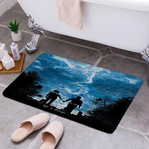 The storm of life 3D Print Doormats Rectangle Non-Slip DoorMat Bedroom Kitchen Entrance Print Door rugs Dropshipping