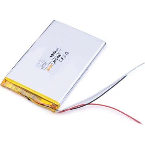 Lithium ion rechargeable batteries 3-wire 405570 1900MAH For UHANS a101 andorid phone GPS Tablet PC Digital Products 385569