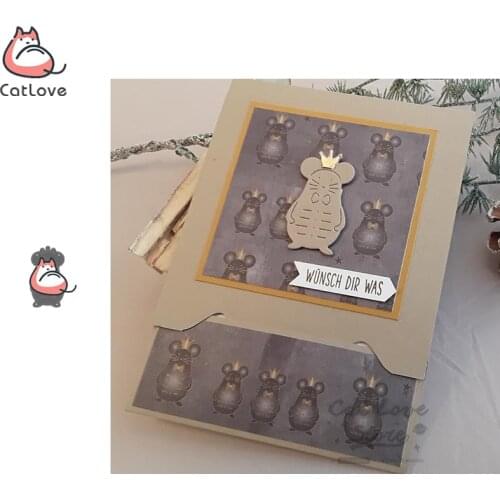 Mouse Cartoon Doll Metal Cutting Dies Scrapbooking Stencil Die Cuts Card Making DIY Decorative Craft Embossing New Dies For 2019