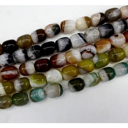 Nature Cylindrical shap 13*18 loose beads for making jewerly necklace bracelet on sale for women