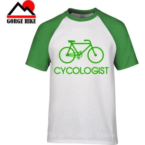 New Creative Cycologist T Shirt Casual Short Sleeve Clothing Leisure Plus Size Tees 100% Cotton Crewneck Vintage Bicycle T-Shirt