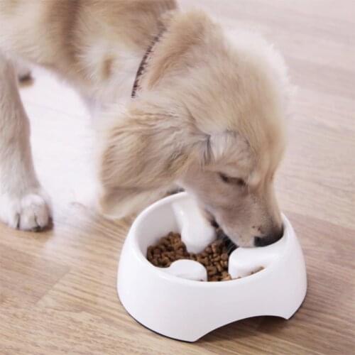 2016 Time-limited Gamelle Chien Hamster Comedero Perro Slow Food Bowl Protecting Stomach Choke Dog For Cat Pet Supplies The