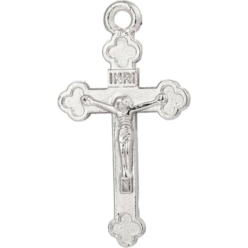WholesaleDIY Accessories For Jewelry Cross Jesus TagChristmas Gifts Zinc Alloy Material Manufacturing Jewelry Making12PCS
