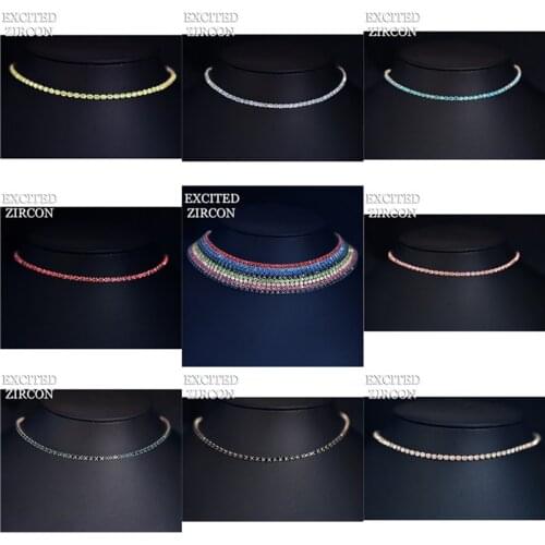 Bohemian fashion womens exquisite minimalist crystal rhinestone circle necklace womens prom party jewelry accessories