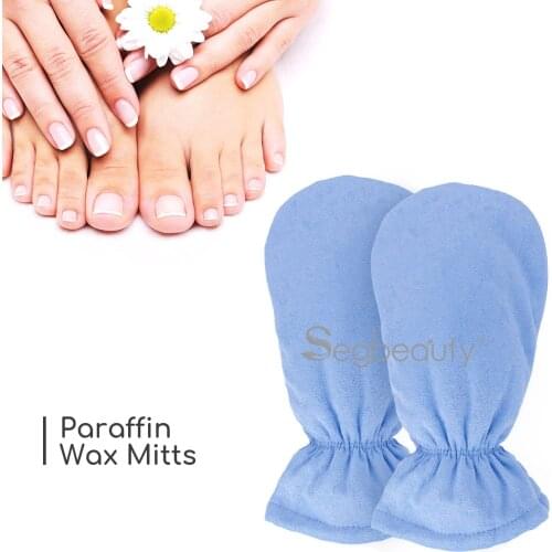 Segbeauty Paraffin Wax Mitts SPA Heated Hand Mittens Hot Wax Skin Care Heat Wax Mitten Therapy Paraffin Thermal Treatment