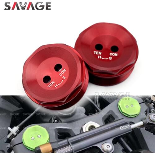 Front Fork Bolts Cover For SUZUKI GSX-R 600 750 2011-2020 GSXR GSX R 2019 Motorcycle Accessories Motor CNC Decorative Top Cap