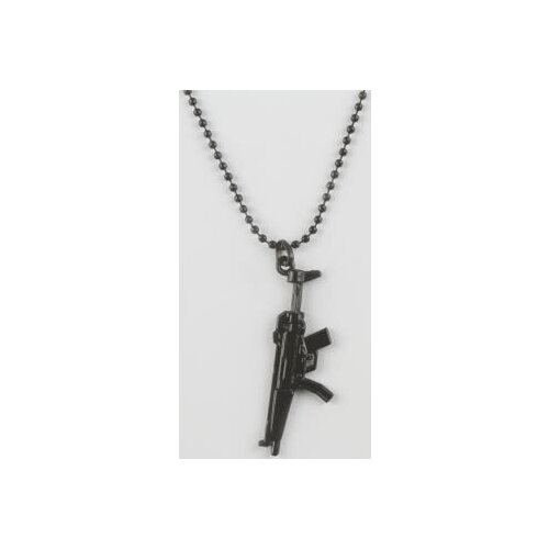 Gun Figured Metal Male Necklace