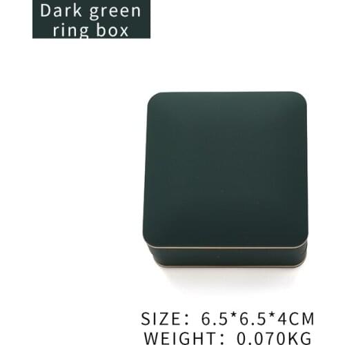 Led Dark Green Female Wedding Ring Jewelry Display Storage Box For Earring Pendent Showcase Jewellery For Lover Anniversary Gift