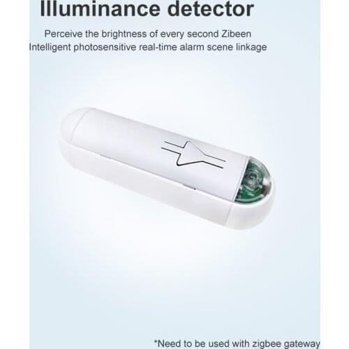 Tuya Zigbee Brightness Sensor Light Meter Intelligent Detection Automation Smart Light Sensor Work With Smart Zigbee Gateway