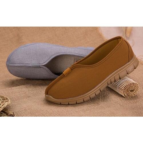 High quality zen arhat monks shoes shaolin monk kung fu shoes Buddhist lay meditation sneakers