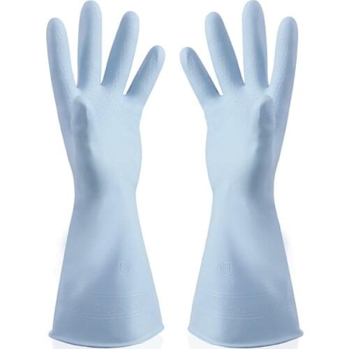 1 Pairs Silicone Kitchen Cleaning Gloves Latex Cleaning Food Gloves Household Garden Cleaning Rubber Gloves S M L