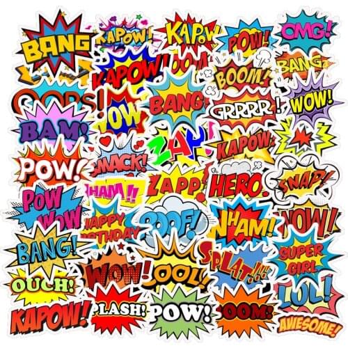 10/50pcs English Letters stickers Inspirational Quotes Cartoon Sticker for Laptop Computer Skateboard Case Helmet Toy Stickers