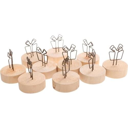 20 Cute Box-shape Photo/Memo/Note Clip Stand Table Number Menu Card Holder