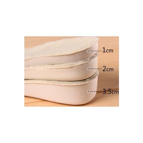 50pairs Winter invisible high wool insoles thicker section warm wool insole Soles Orthopedic Shoe Lift Increase new
