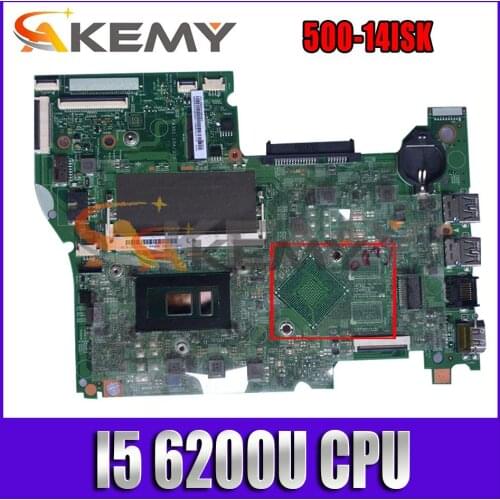 Akemy For Lenovo YOGA 500-14ISK FLEX3-1480 Laptop PC Motherboard I5 6200U Integrated Graphics LT41 SKL MB 14292-1 100% Test OK