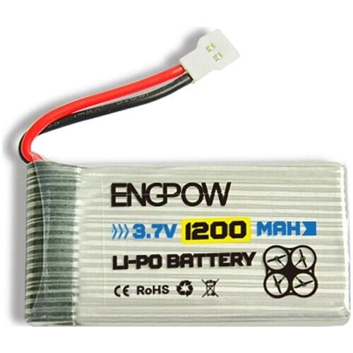3.7V 1200mAh Battery For Syma X5 X5C X5C-1 X5S X5SW X5SC V931 H5C CX-30 CX-30W Quadcopter Spare Parts With X5C X5SW Battery