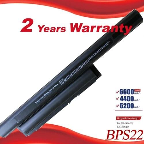 11.1V 6 cells laptop battery for Song VGP-BPS22 VGP-BPS22A VAIO PCG-61315L VAIO VPC-E1Z1E VAIO VPC-EA -EA1 -EB -EB11FD free ship
