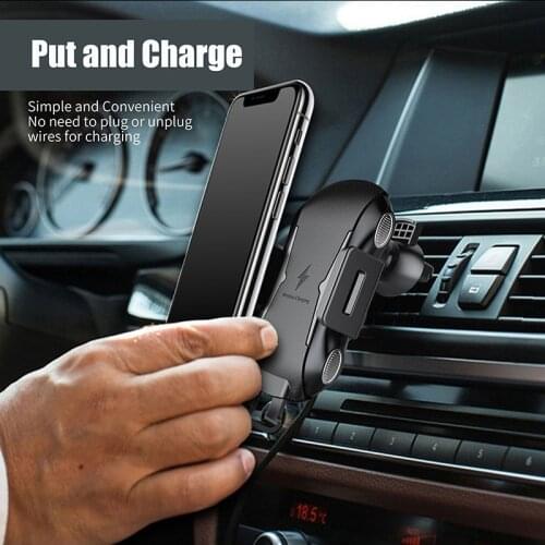 Car Wireless Charger For Xiaomi Mi 9 Google Pixel 3 XL 3XL Chargers Phone Holder For Samsung S10 Plus S8 S9 iPhone XS Max XR