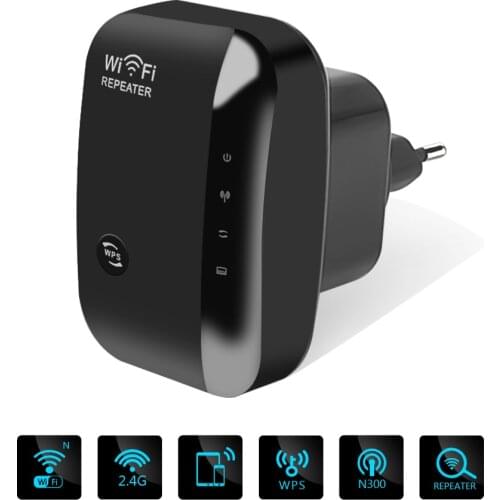 Kebidu RU 300Mbps Wireless WiFi Repeater WPS Router WiFi Router WIFI Signal Boosters Network Amplifier Repeater Extender WIFI Ap