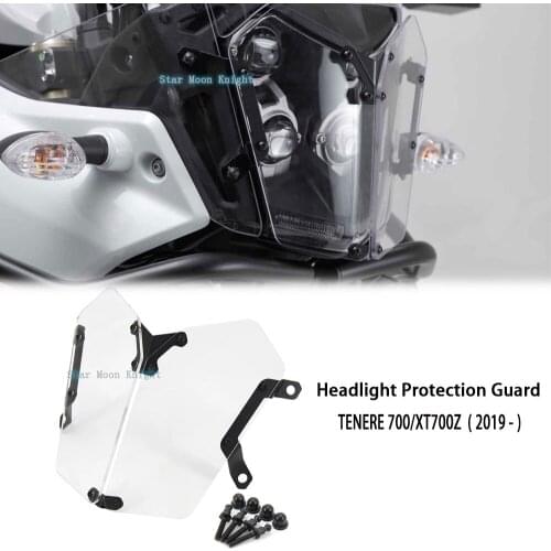 For Yamaha Tenere 700 2019 2020 2021 XTZ700 Tenere XT700Z TX690Z XTZ690 Tenere 700 Rally Headlight Grille Guard Cover Protector