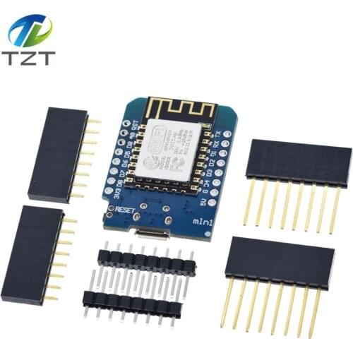 ESP8266 ESP-12 ESP-12F CH340G CH340 V2 USB for WeMos D1 Mini WIFI Development Board D1 Mini NodeMCU Lua IOT Board 3.3V With Pins