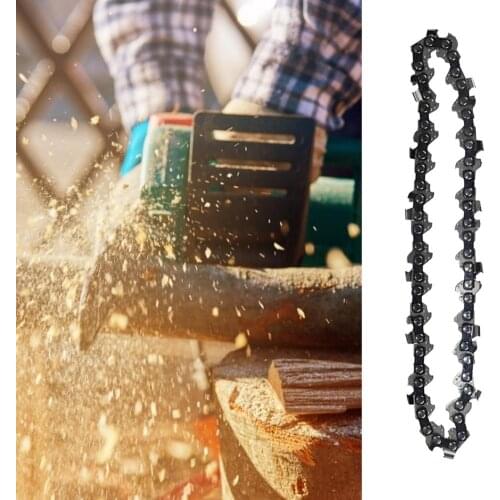 Mini Chainsaw Chain 4inch Replacement Chain For Cordless Chainsaw Suitable For Branch Cutting Gardening