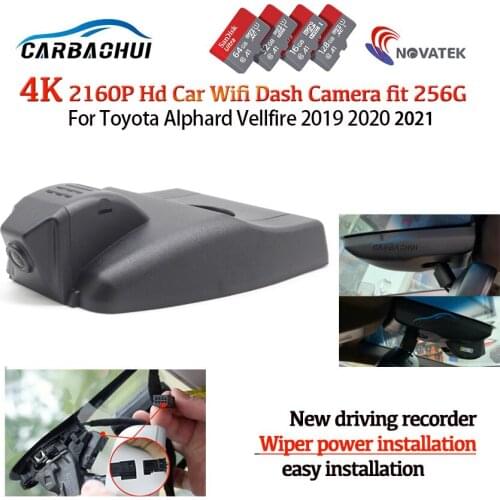 New ! Plug and play Car DVR Video Recorder Dash Cam Camera For Toyota Alphard Vellfire 2019 2020 high quality full hd 1600P CCD