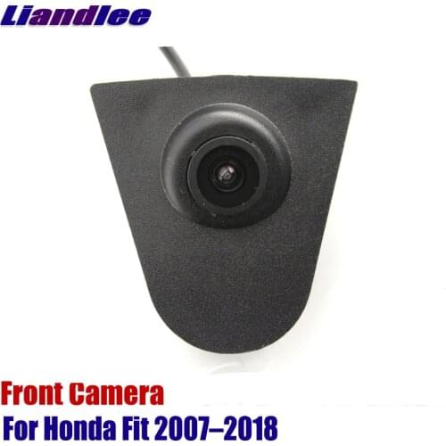 Liandlee AUTO CAM Car Front View Camera For Honda Fit 2007-2018 2010 2012 2015 Logo Embedded ( Not Reverse Rear Parking Camera )