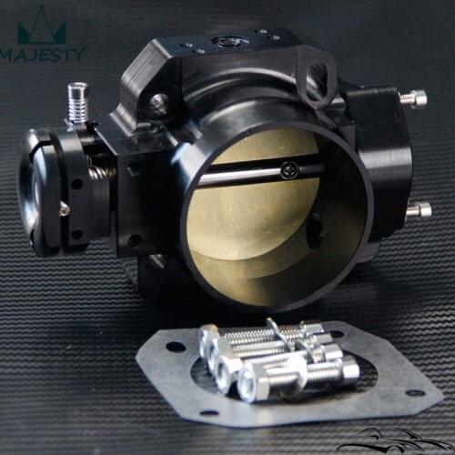 Upgrade 70Mm Intake Manifold Throttle Body for Civic Integre D/B/F/H-Series BLACK