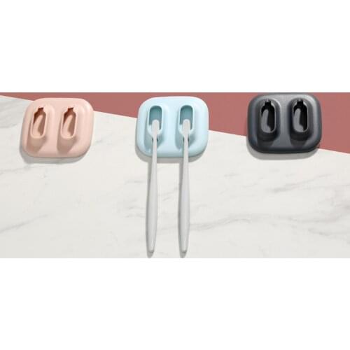 Suction cup toothbrush box wall bathroom toothbrush holder multifunctional suction couple toothbrush holder hanger