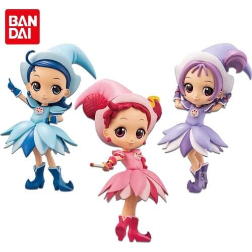 Bandai Genuine Q posket Anime Figure Cute Magical DoReMi Action Figure Collection Model Toys Gifts For Girls