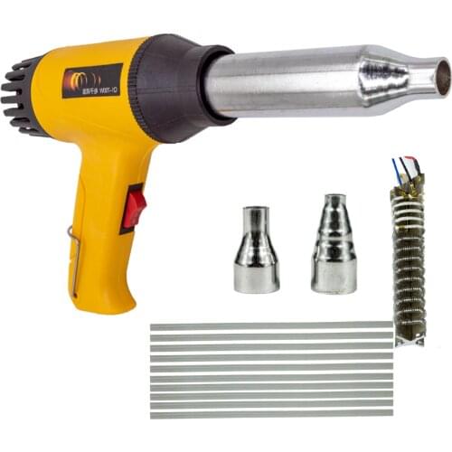 Plastic welding hot air gun kit hair dryer for soldering plastic temperature adjustable automobile bumper repair tool heat gun