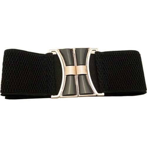 Girls Waistband Waist Seal Wide Belt Women Womens Wide Belt Elastic Stretch Cinch Waistband Lady Cummerband