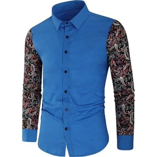 Spring Autumn Features Shirts Men Casual Shirt Long Sleeve Casual Slim Fit Male Shirts