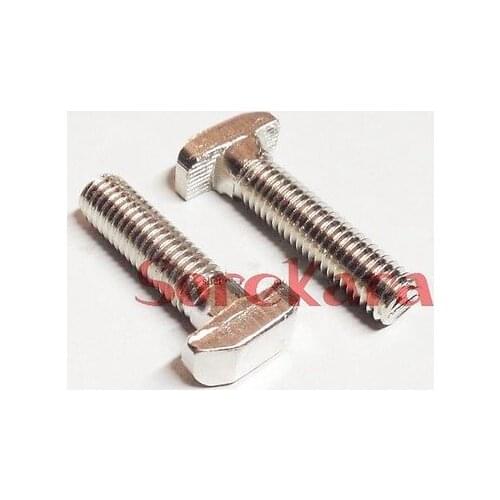 Hammer Head T Bolt T Head Screws M8 For T-slot Aluminum Extrusion 45 Series