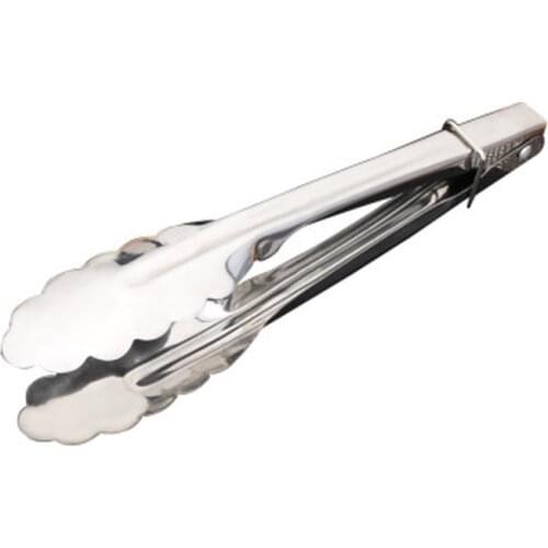 BBQ Grilling Tong Salad Serving Food Tong stainless steel metal Kitchen Tongs Barbecue Cooking Locking Tong