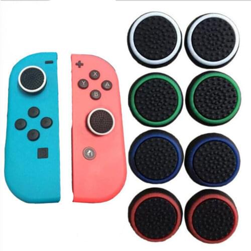 Silicone Thumb Stick Grip Caps Joypad Analog Joystick Cover Case For Nintend Switch NS JoyCon Controllers Joy-Con ThumbStick