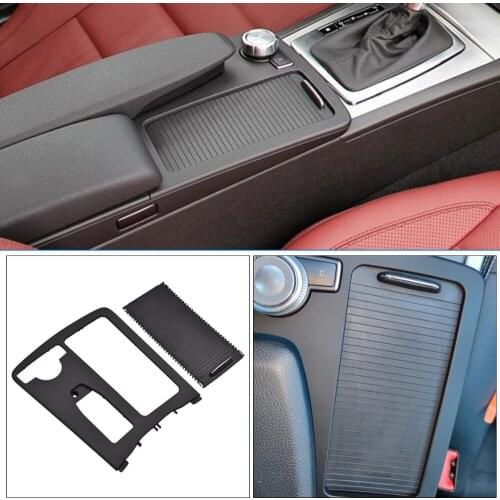 Car Styling Interior For Mercedes Benz C class W204 2007-2013 LHD Water Cup Holder Panel Decoration Trim